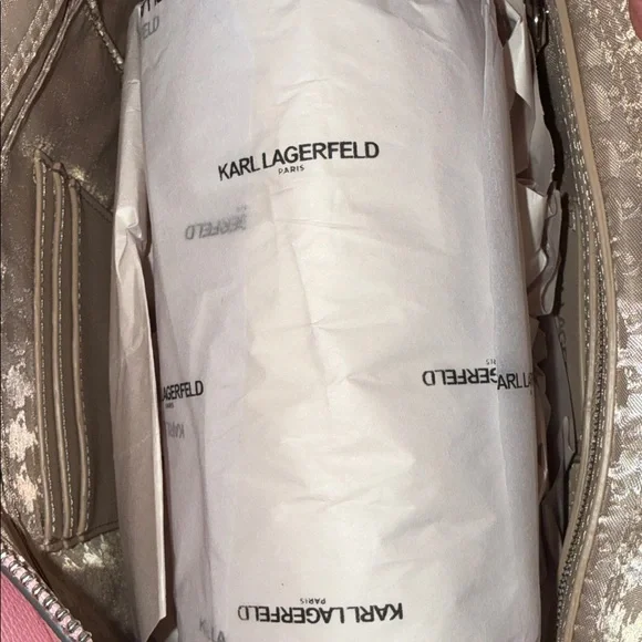 NEW Karl Lagerfeld Pink Paris Tote WITH STRAP